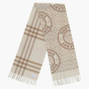 Burberry Reversible Cashmere Scarf White