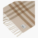 Burberry Reversible Cashmere Scarf White