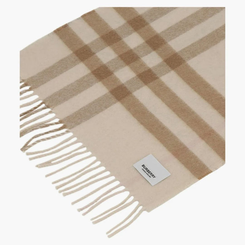 Burberry reversibel kashmir halsduk vit vit