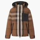 Burberry Reversible Check Nylon Buffer Jacket Dark Birch Brown