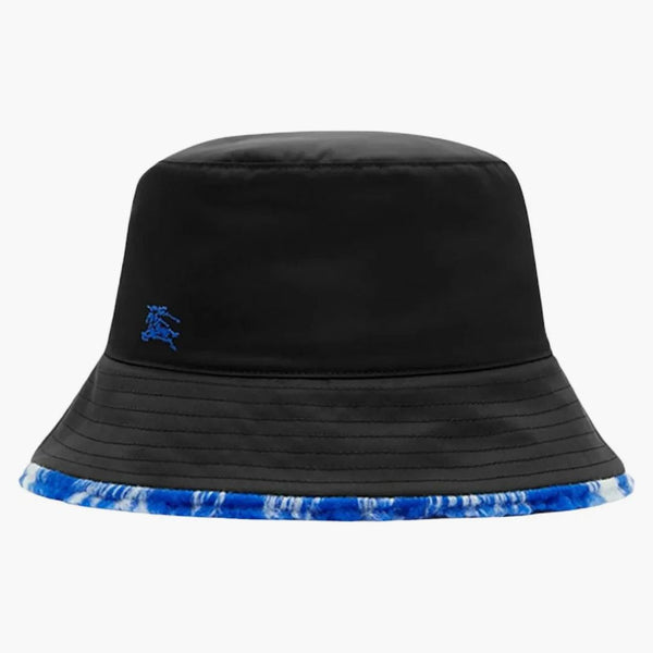 Il secchio di controllo del pile reversibile Burberry ha nero/cavaliere