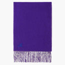 Burberry Reversible Iconic Logo Cashmere Scarf Purple