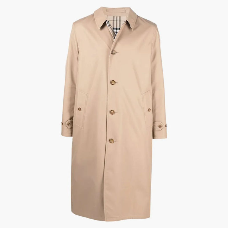 Burberry Reversible Long Coat Check Beige