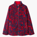 Burberry Reversible Rose Fleece Jacket Jacket Red