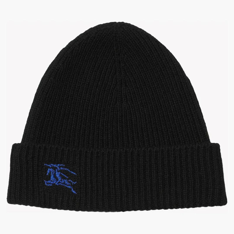 Burberry Ribbed Cashmere Beanie Black