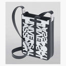 Burberry Riccardo Tisci Edition Slogan Messenger Bag Black