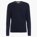 Burberry Richmond Check-Patch Cashmere-Blend Sweater Navy