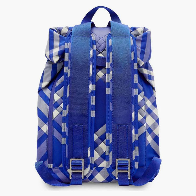 Burberry Roll Jacquard zkontroloval batoh Blue/White