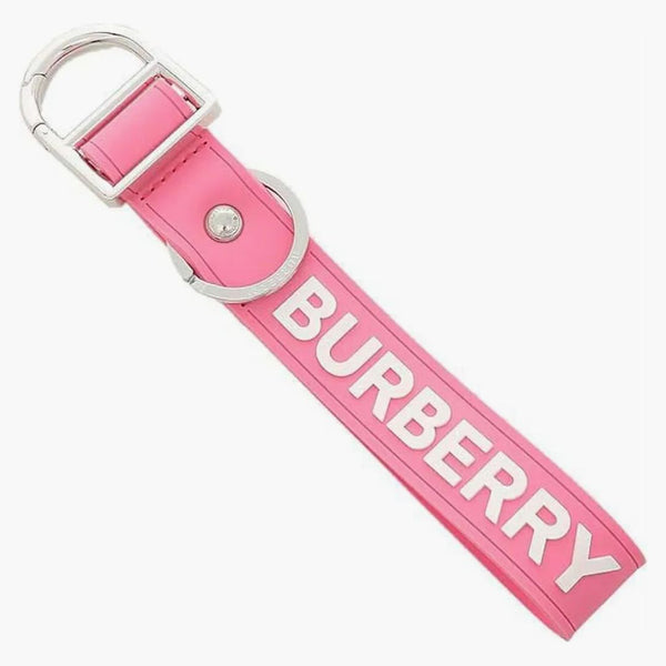 Burberry gummi nyckelring rosa