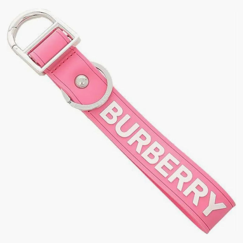 Burberry gummi nyckelring rosa