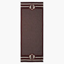 Burberry ss dubbeltryckt siden halsduk cerulean blå