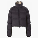 Burberry Short Padded Jacket Black/Beige