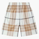 Burberry Signature Check-Print Shorts White/Beige
