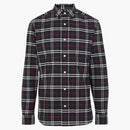 Burberry Simpson Check Shirt Navy/White/Red