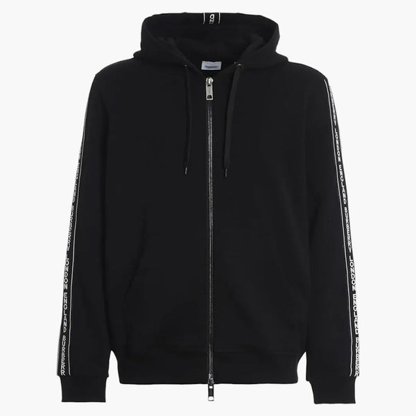 Burberry Siren Zip-Up Hoodie Black