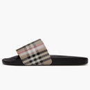 Burberry Furley Check Slides Archive Beige