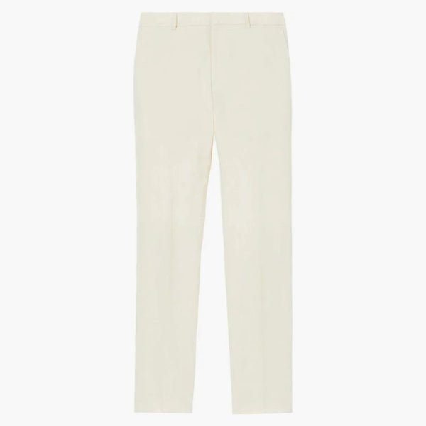 Burberry Slim-cut Tailored Trousers White
