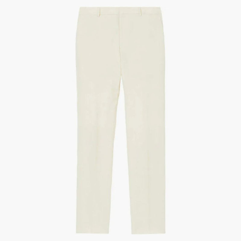 Burberry Slim-cut Tailored Trousers White