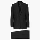 Burberry Slim Fit Wool Suit Black