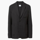 Burberry Slim-fit Wool Tailored Blazer Navy