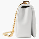 Burberry liten lola väska optisk vit