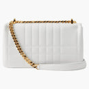 Burberry liten lola väska optisk vit