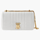 Burberry liten lola väska optisk vit