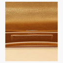 Burberry Small Metallic Leather Olympia Shoulder Bag Gold