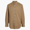 Burberry Small Scale Check Cotton Shirt Archive Beige
