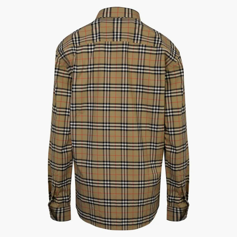 Burberry Small Scale Check Shirt Brown