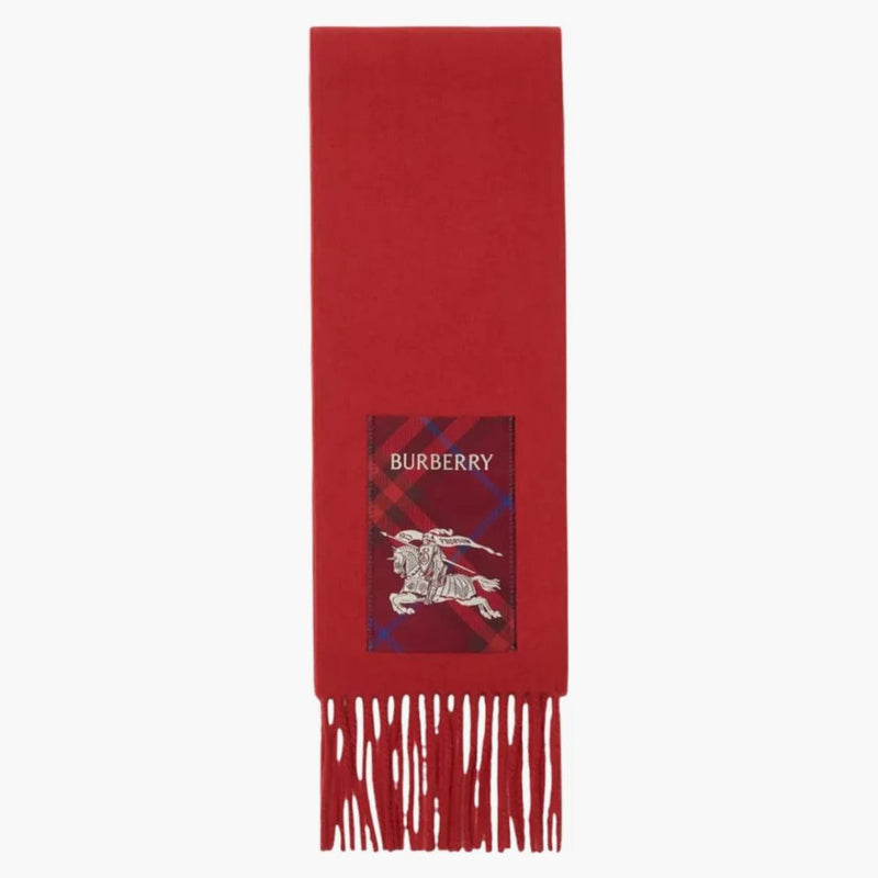 Burberry Solid Label Scarf Rust