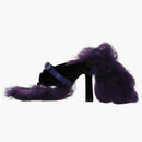 Burberry Step Post Heel Sandals Black Purple (women's)