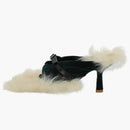 Burberry Step Post Heel Sandals Green White (women's)