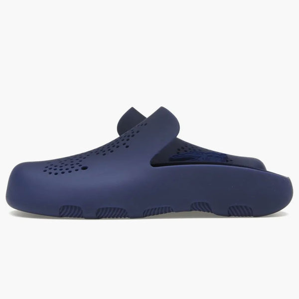 Burberry Stingray Perforated Slides Blue