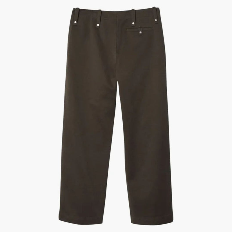 Burberry Straight-Leg Loose-Fit Trousers Brown