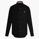 Burberry Stretch Cotton Poplin Shirt Black