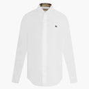 Burberry Stretch Cotton Poplin Shirt White