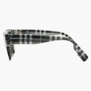 Burberry Sunglasses Ernest Square Frame Black White Check (40823051)