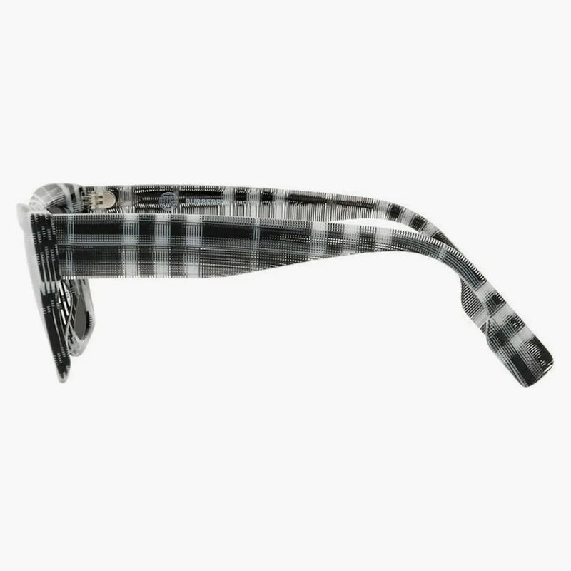 Occhiali da sole Burberry Ernest Square quadrata Black White Controllo (40823051)