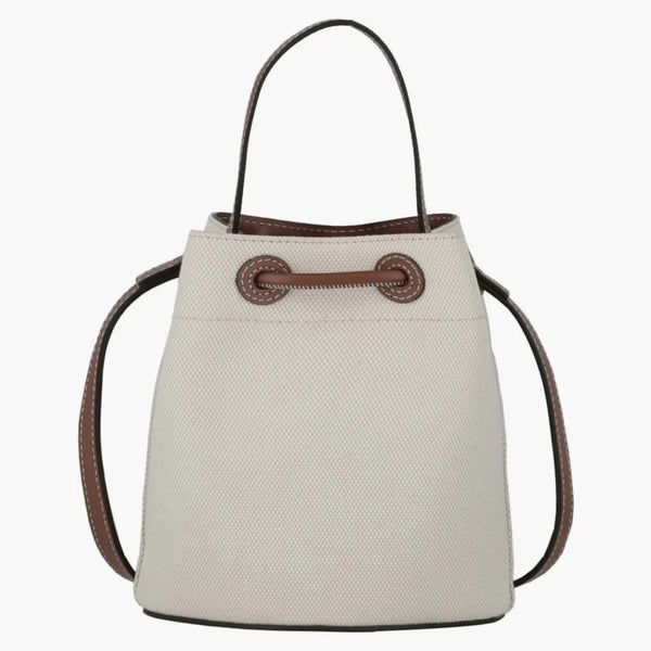 Burberry TB bomullshinkväska brun