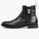 Burberry Tb Logo Boots Black