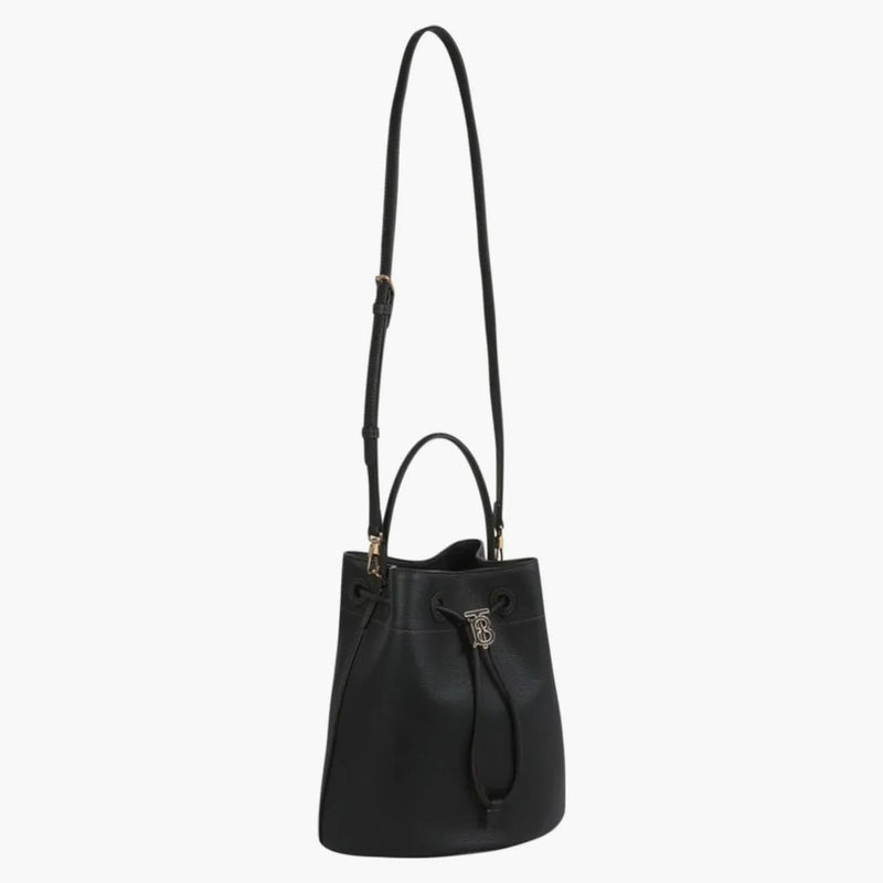 Burberry tb logotyp hink väska svart