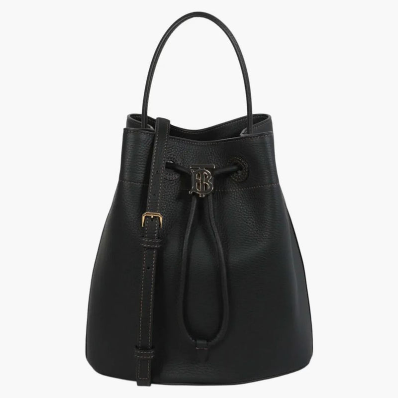 Burberry tb logotyp hink väska svart