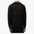 Burberry TB logotipo-breveneckneck sudadera negro