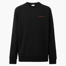 Burberry TB logotipo-breveneckneck sudadera negro