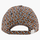 Burberry TB Monogram Baseball Cap Black/White/Orange