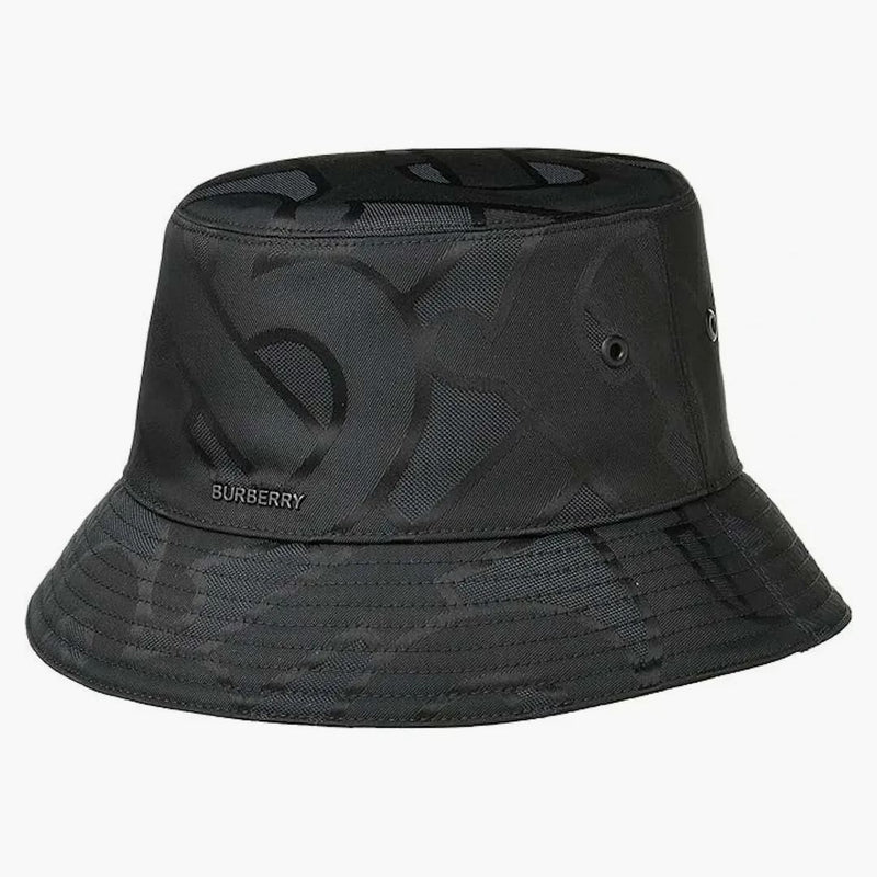 Burberry TB Monogram Jacquard Bucket are negru