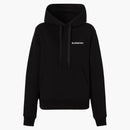 Burberry TB Monogram Logo-inbruten hoodie svart