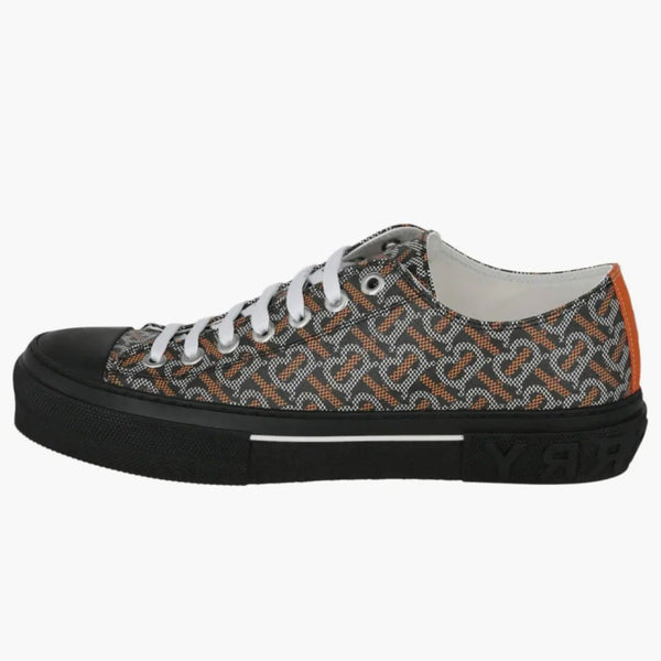 Burberry Tb Monogram Sneaker Black Orange
