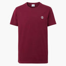 Camiseta de algodón con burberry TB rojo oscuro
